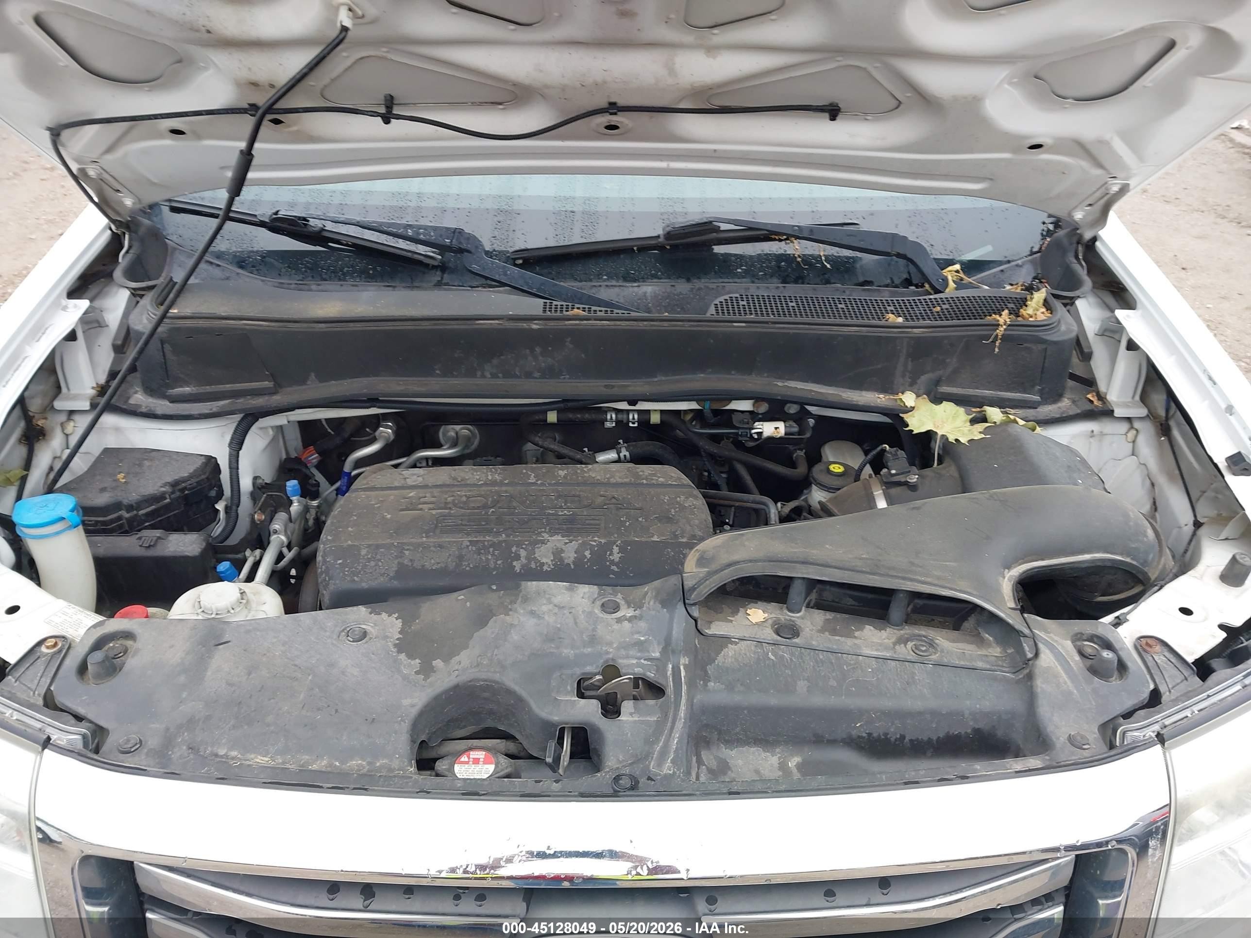 2013 Honda Pilot Ex-l White vin: 5FNYF4H71DB065263