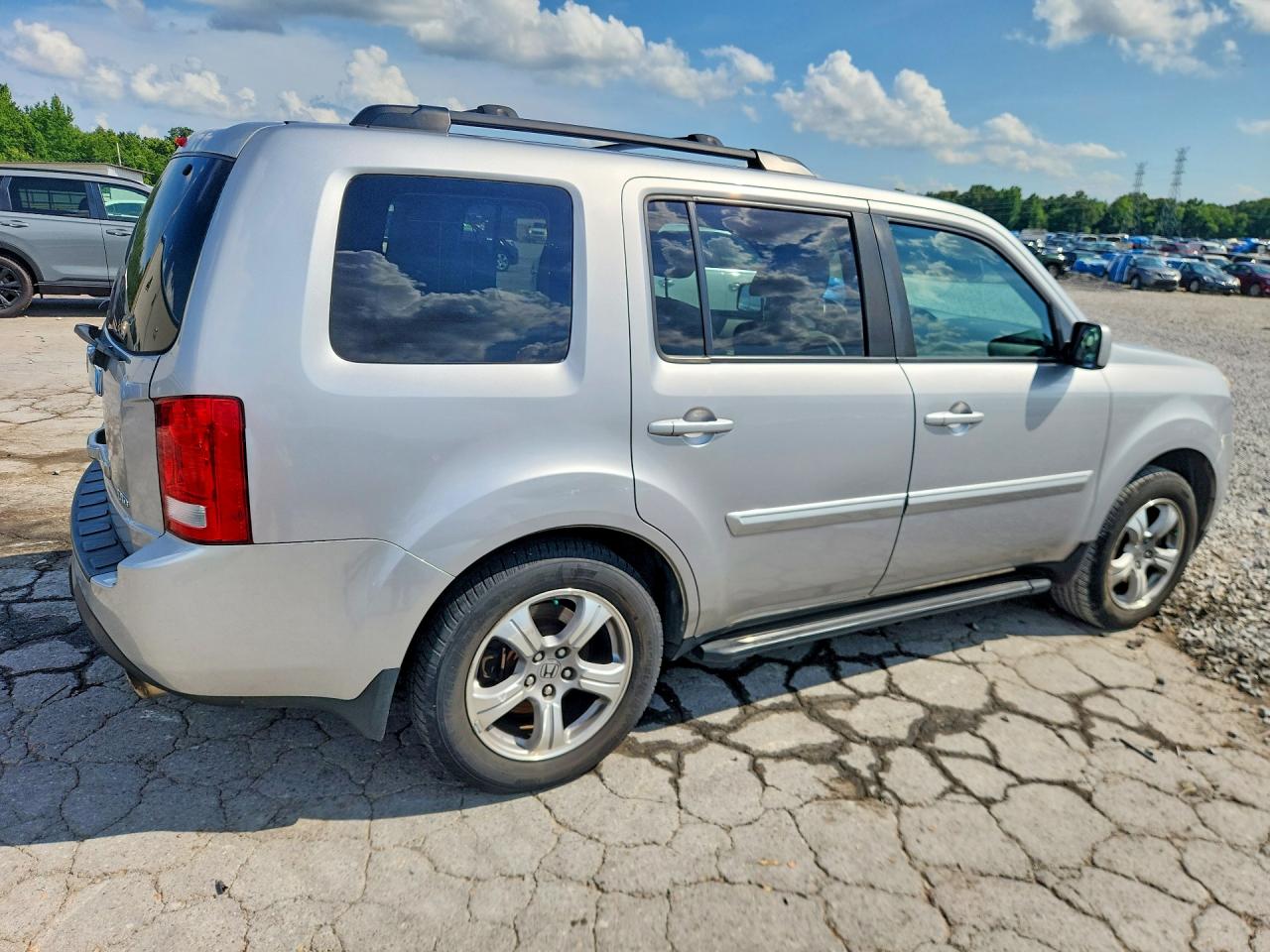 2013 Honda Pilot Exln Silver vin: 5FNYF4H71DB078059