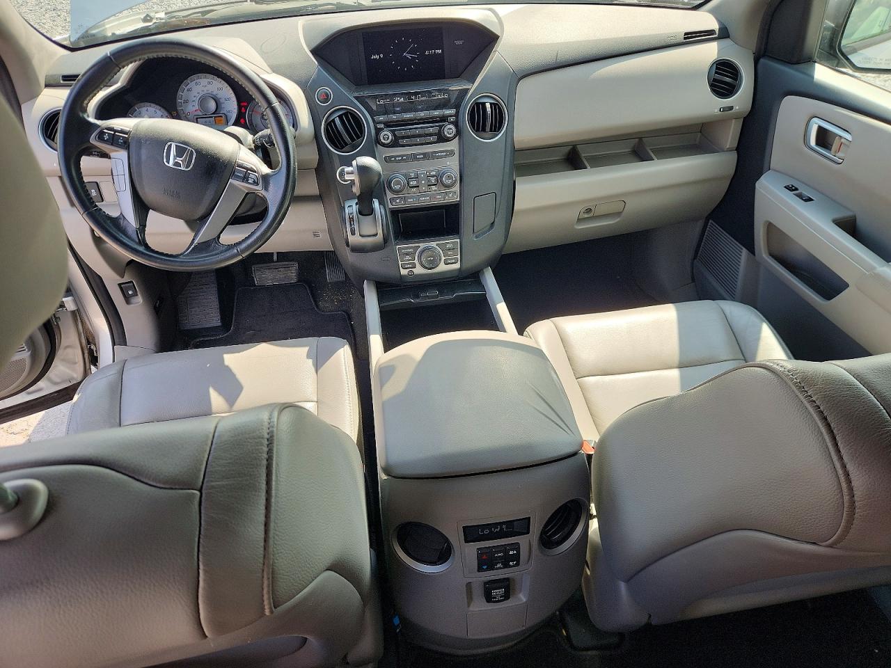 2013 Honda Pilot Exln Silver vin: 5FNYF4H71DB078059