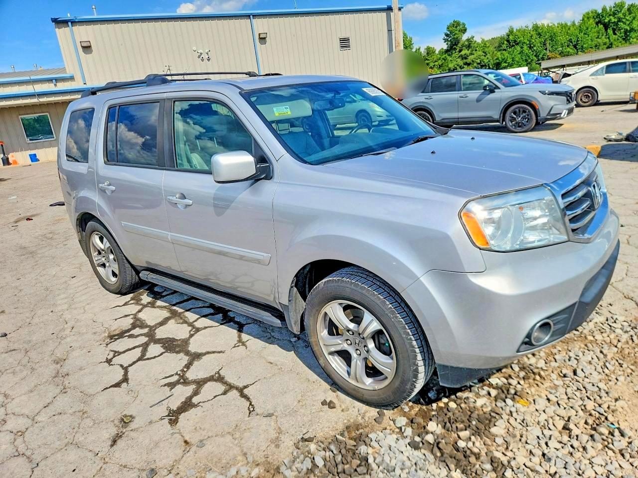 2013 Honda Pilot Exln Silver vin: 5FNYF4H71DB078059