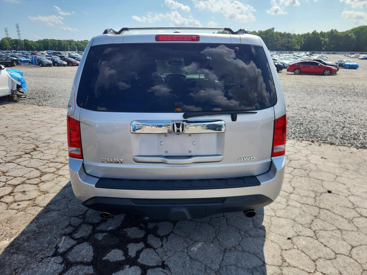 2013 Honda Pilot Exln Silver vin: 5FNYF4H71DB078059