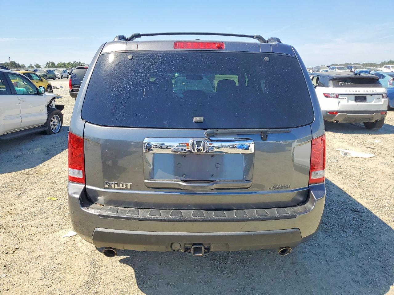 2011 Honda Pilot Exln Gray vin: 5FNYF4H72BB014948