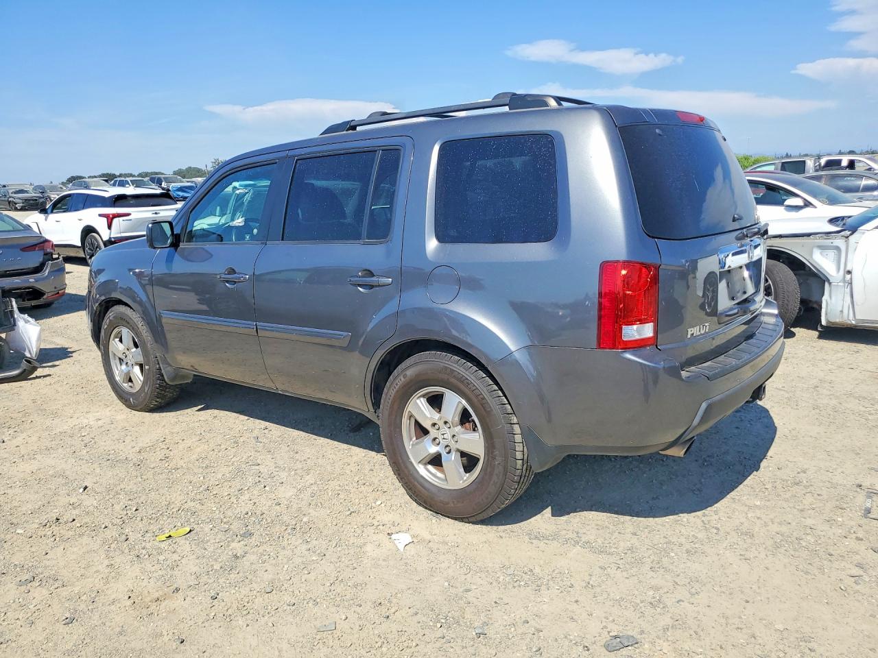 2011 Honda Pilot Exln Gray vin: 5FNYF4H72BB014948