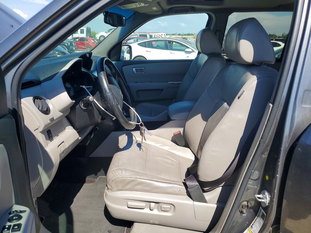 2011 Honda Pilot Exln Gray vin: 5FNYF4H72BB014948