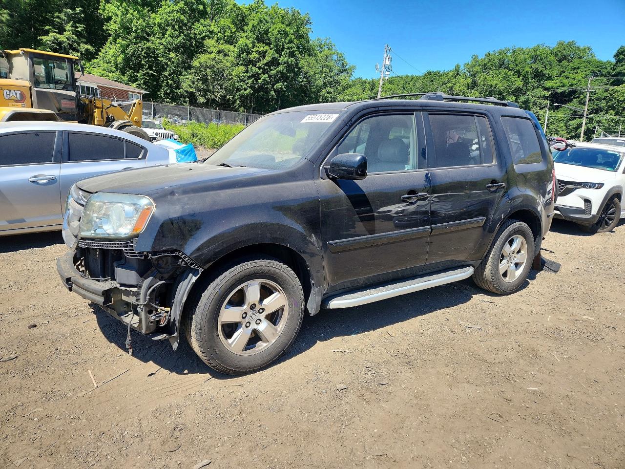 2011 Honda Pilot Exln Black vin: 5FNYF4H72BB021785