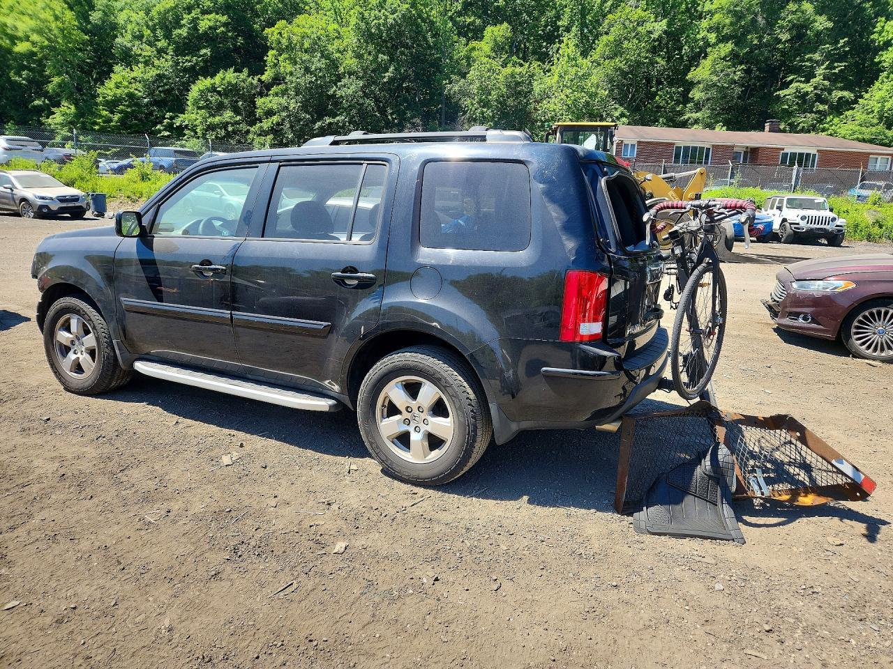 2011 Honda Pilot Exln Черный vin: 5FNYF4H72BB021785