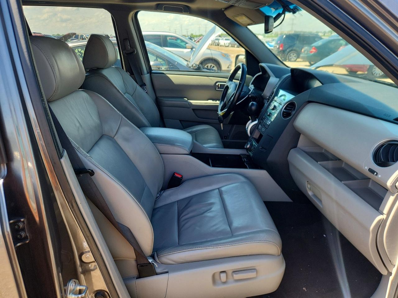 2011 Honda Pilot Exln Gray vin: 5FNYF4H72BB051711