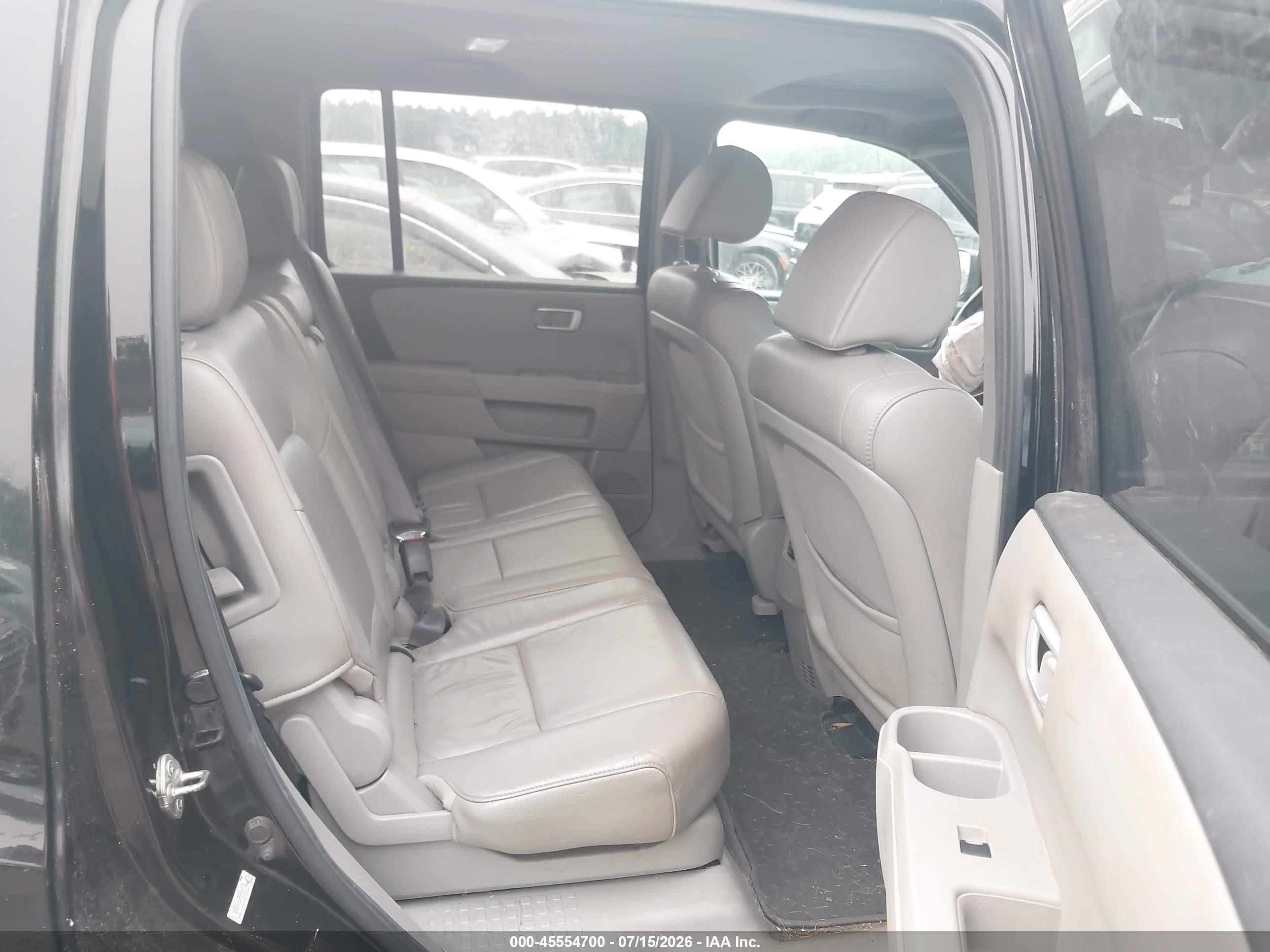 2012 Honda Pilot Ex-l Черный vin: 5FNYF4H72CB017270