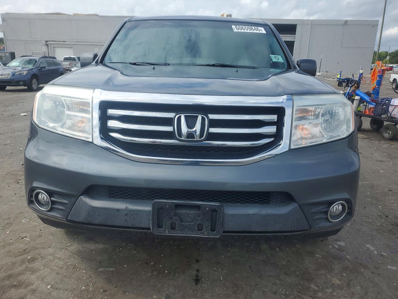 2012 Honda Pilot Exln Gray vin: 5FNYF4H72CB032755