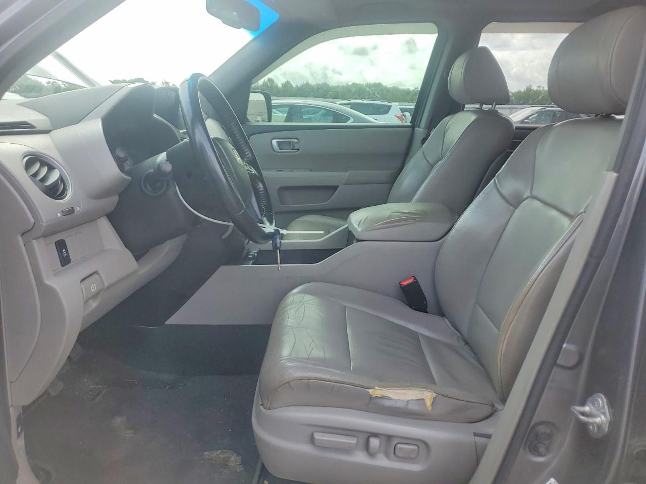 2012 Honda Pilot Exln Gray vin: 5FNYF4H72CB032755