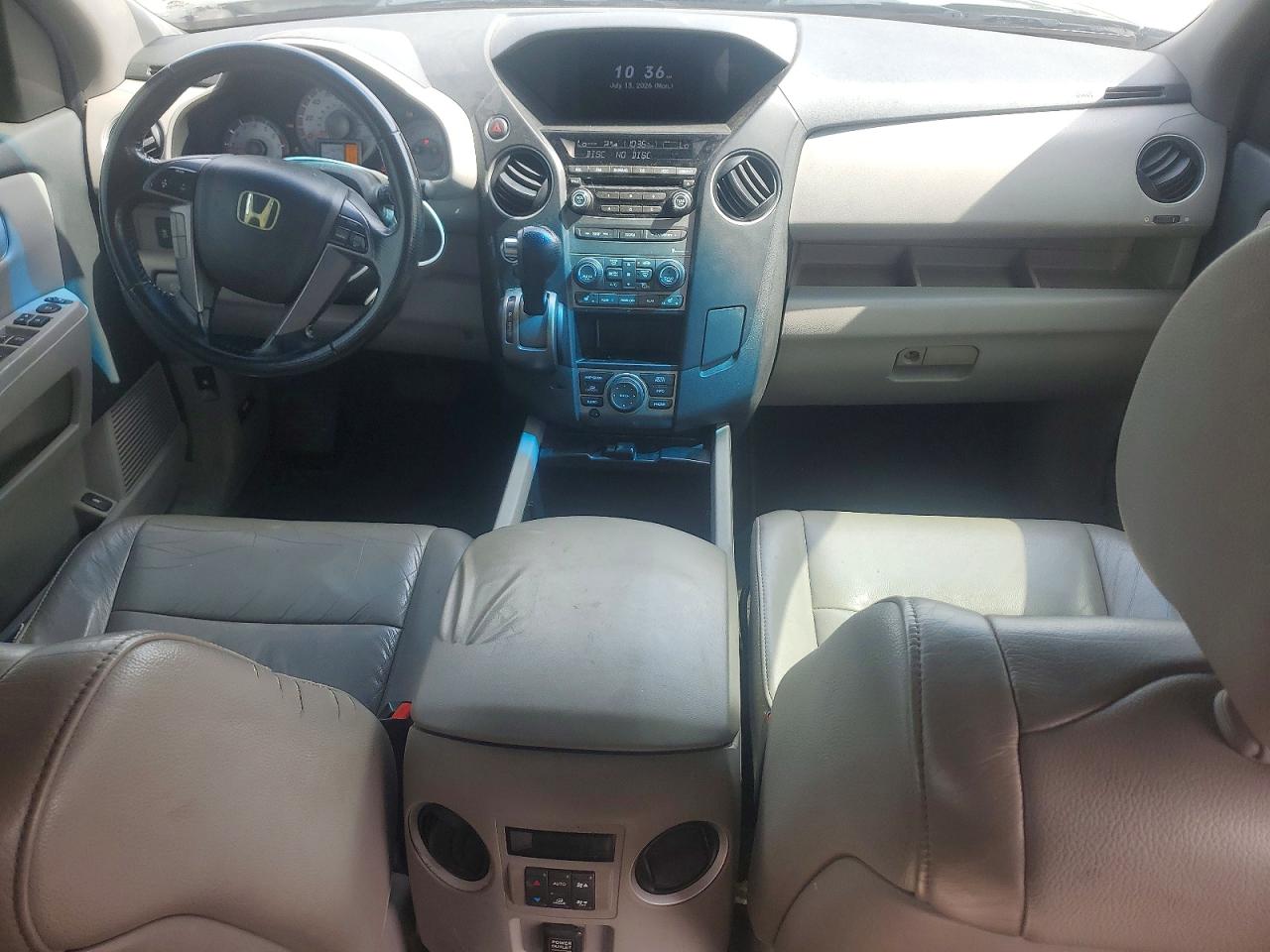 2012 Honda Pilot Exln Gray vin: 5FNYF4H72CB032755