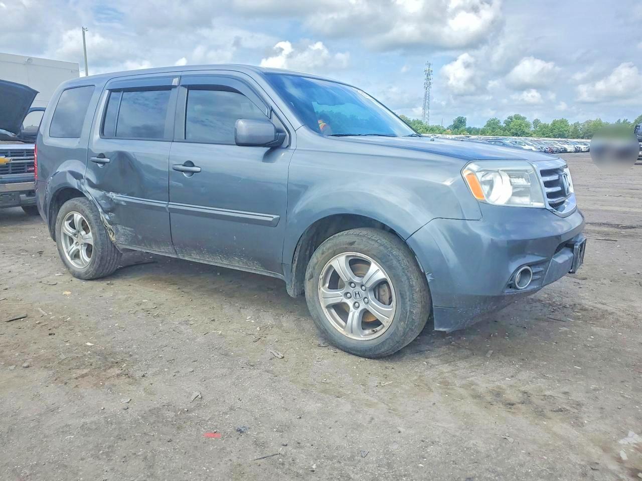 2012 Honda Pilot Exln Gray vin: 5FNYF4H72CB032755