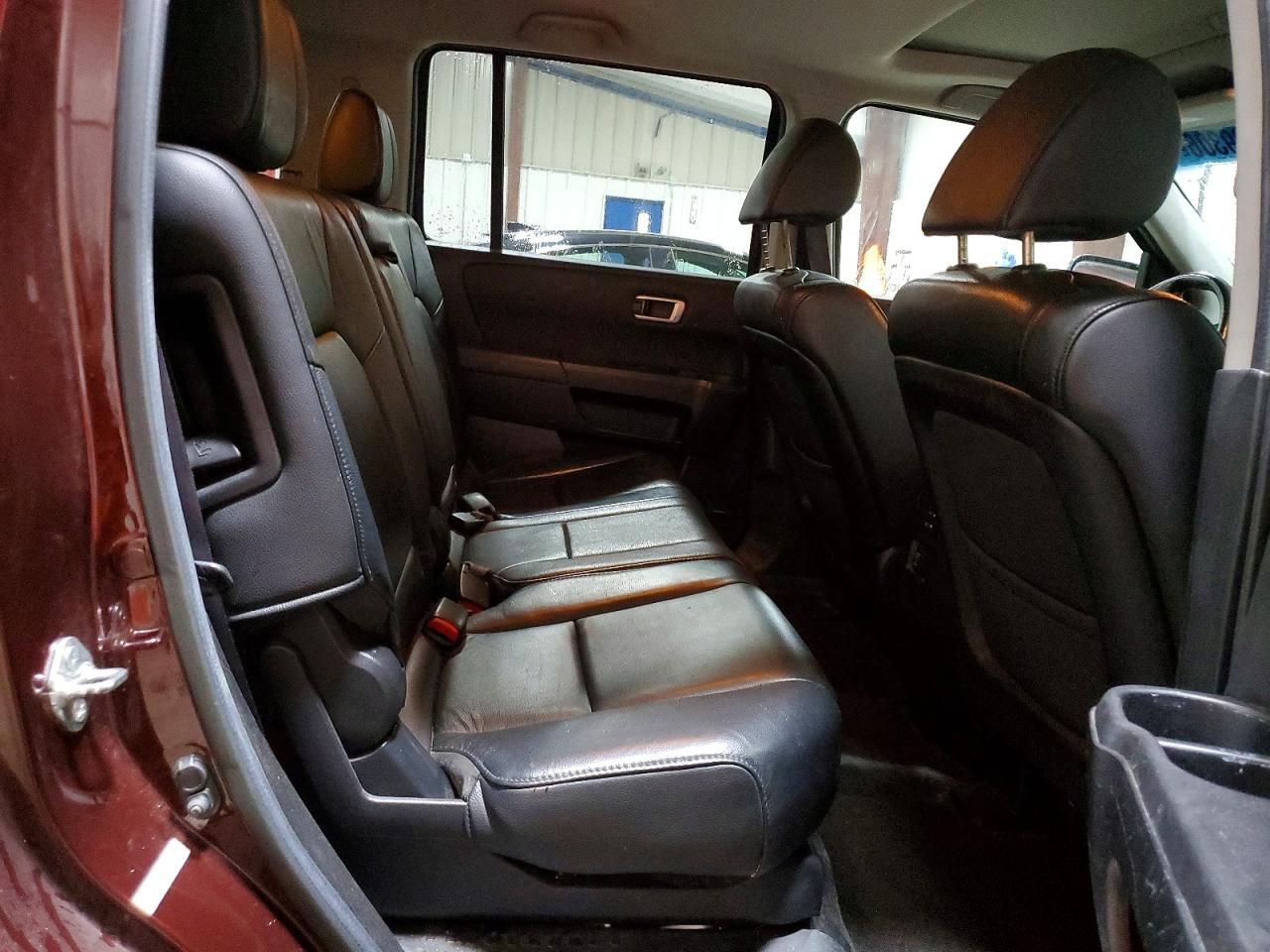 2012 Honda Pilot Exln Burgundy vin: 5FNYF4H72CB074293