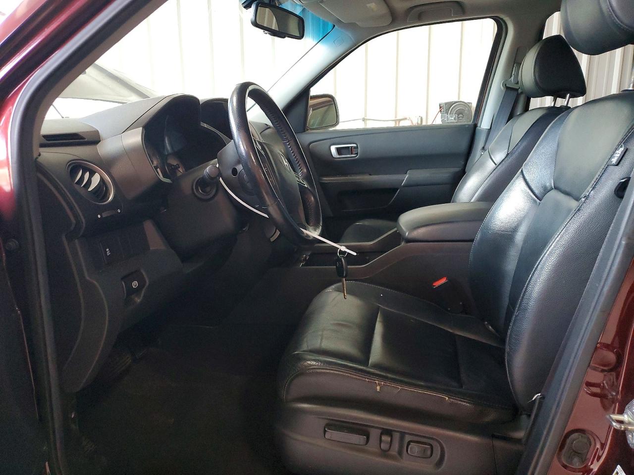 2012 Honda Pilot Exln Burgundy vin: 5FNYF4H72CB074293