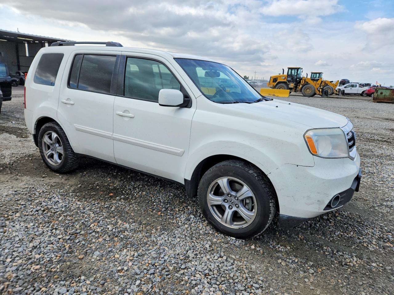 2013 Honda Pilot Exln Белый vin: 5FNYF4H72DB015844