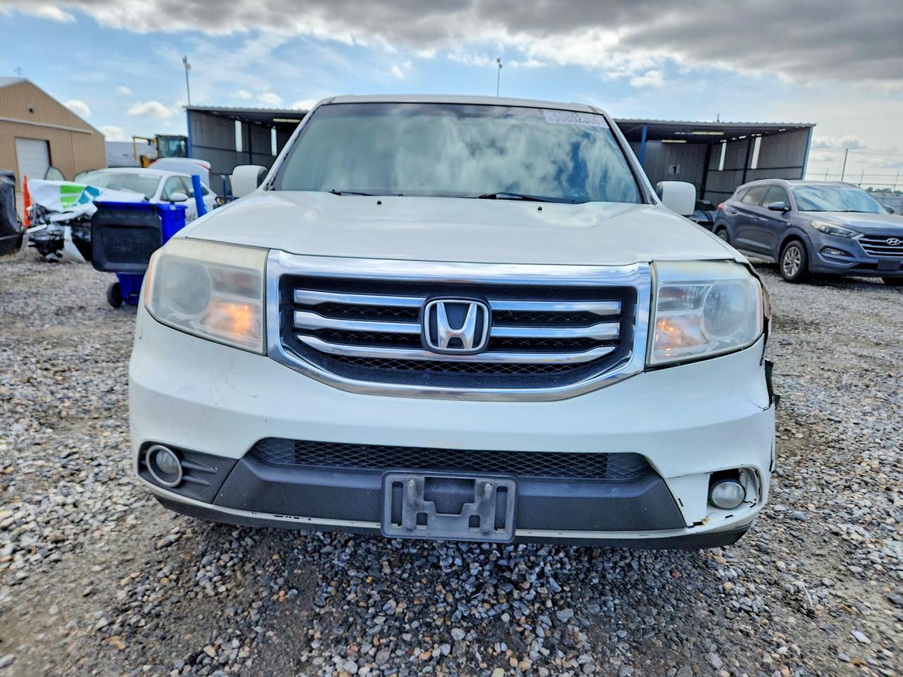 2013 Honda Pilot Exln Белый vin: 5FNYF4H72DB015844