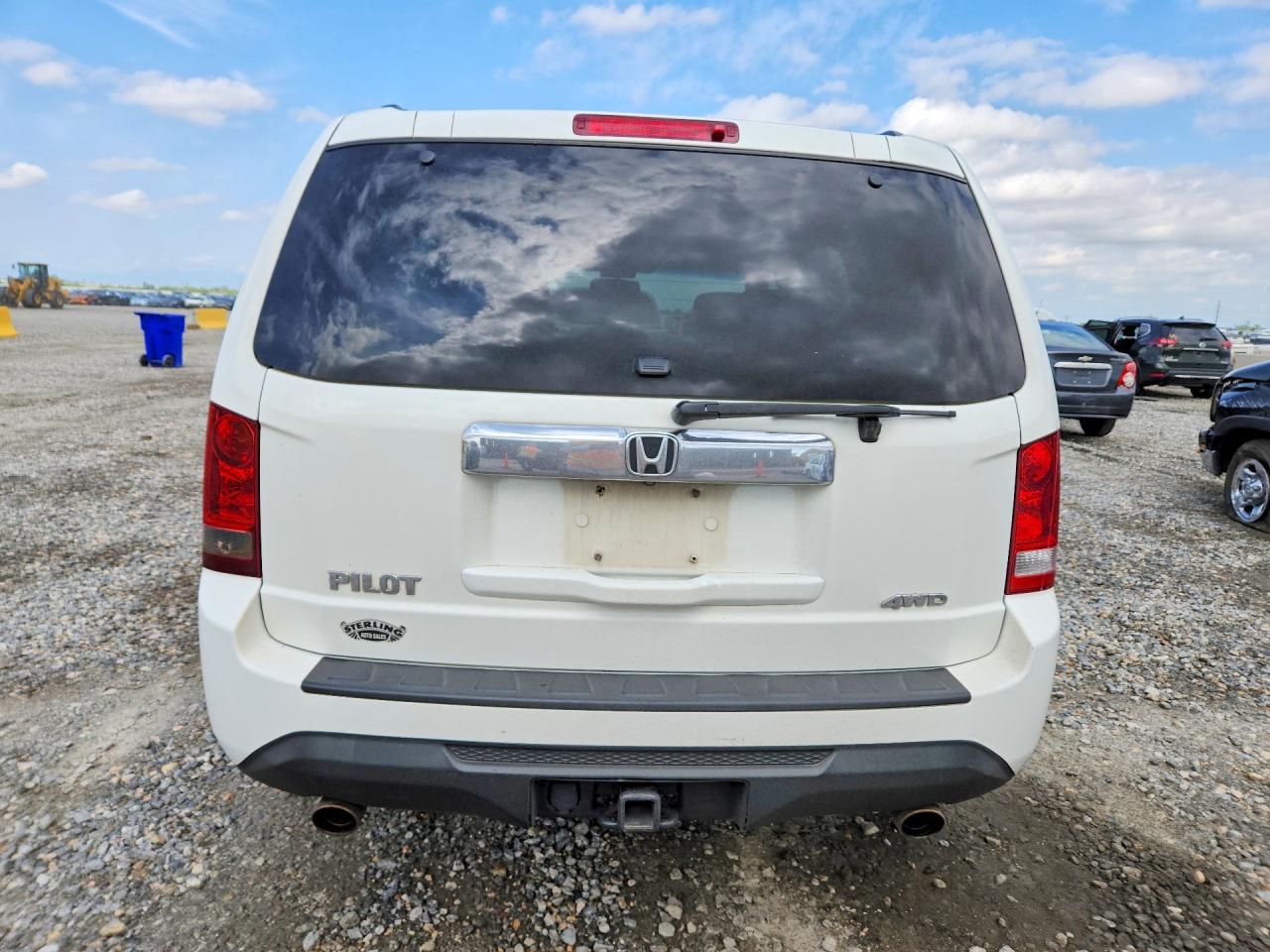2013 Honda Pilot Exln Белый vin: 5FNYF4H72DB015844