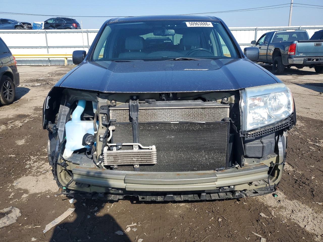 2013 Honda Pilot Exln Gray vin: 5FNYF4H72DB027489