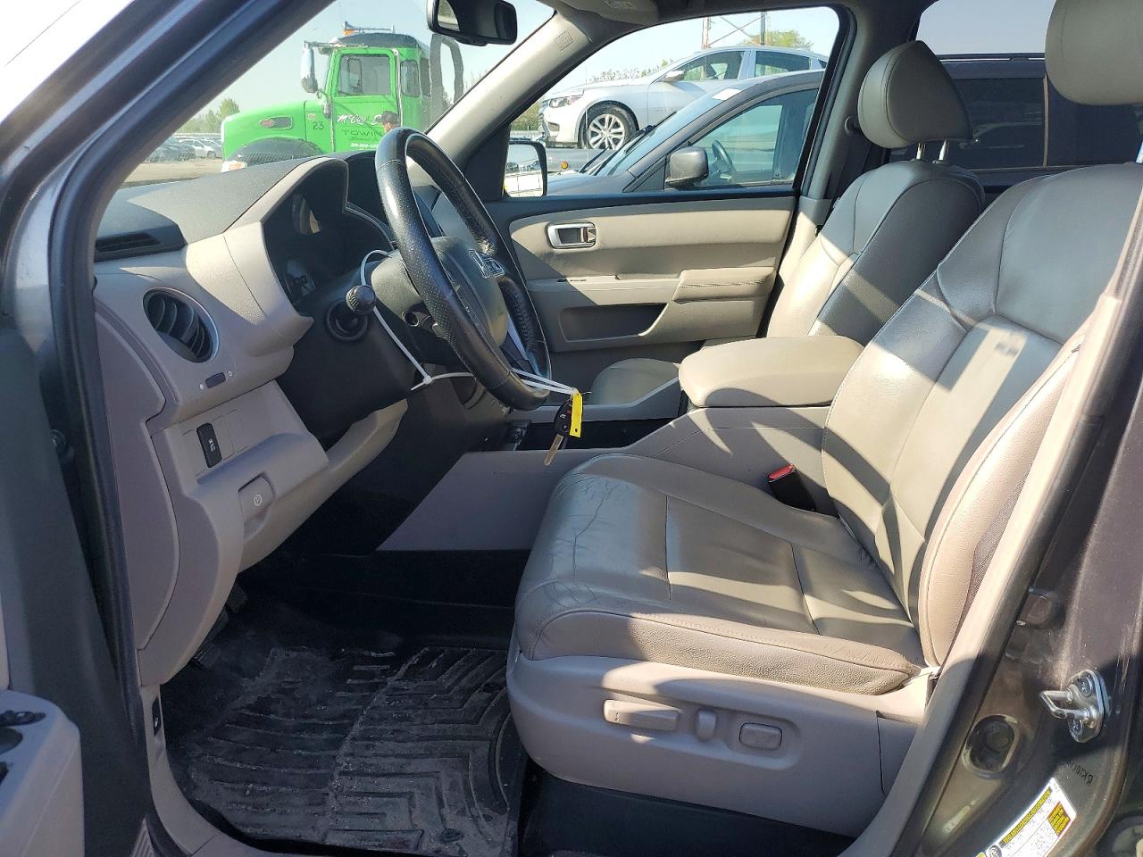 2013 Honda Pilot Exln Gray vin: 5FNYF4H72DB027489