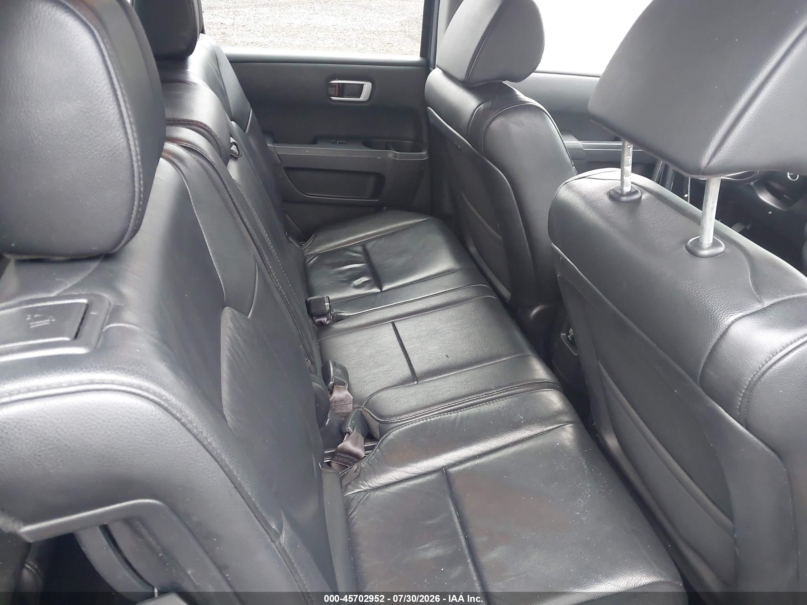 2013 Honda Pilot Ex-l Gray vin: 5FNYF4H72DB046074