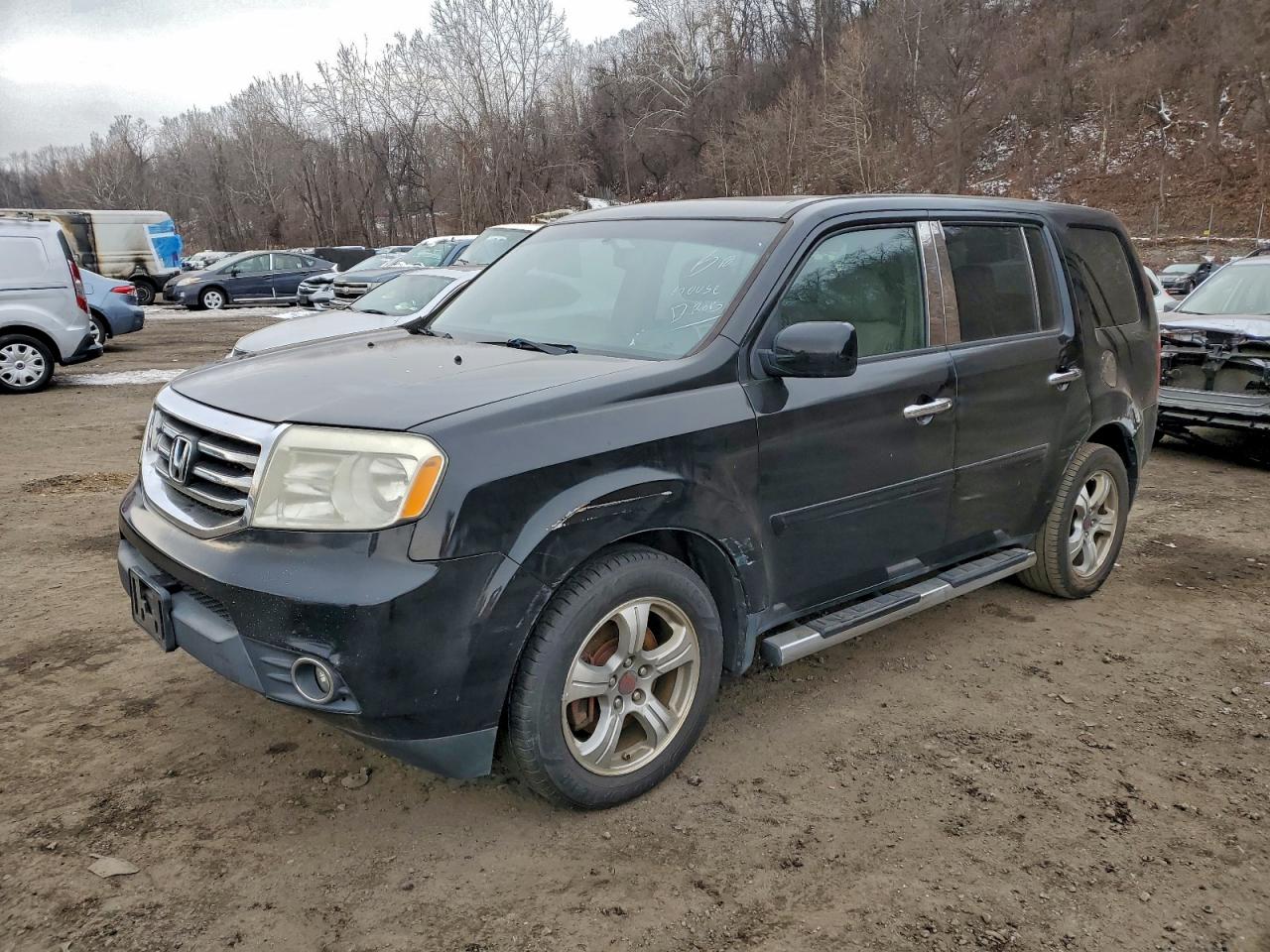 2013 Honda Pilot Черный vin: 5FNYF4H72DB052697