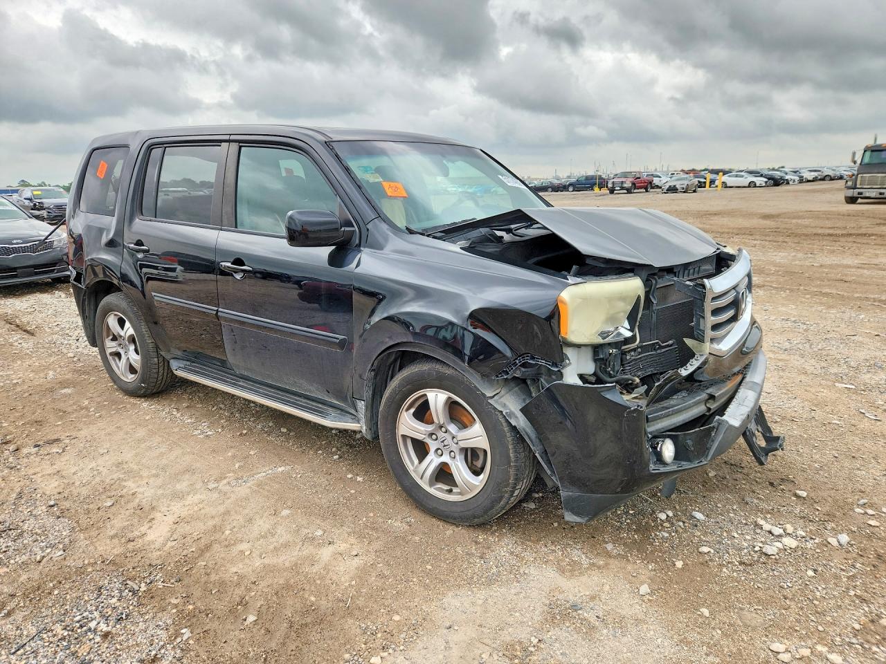 2014 Honda Pilot Exln Black vin: 5FNYF4H72EB015697