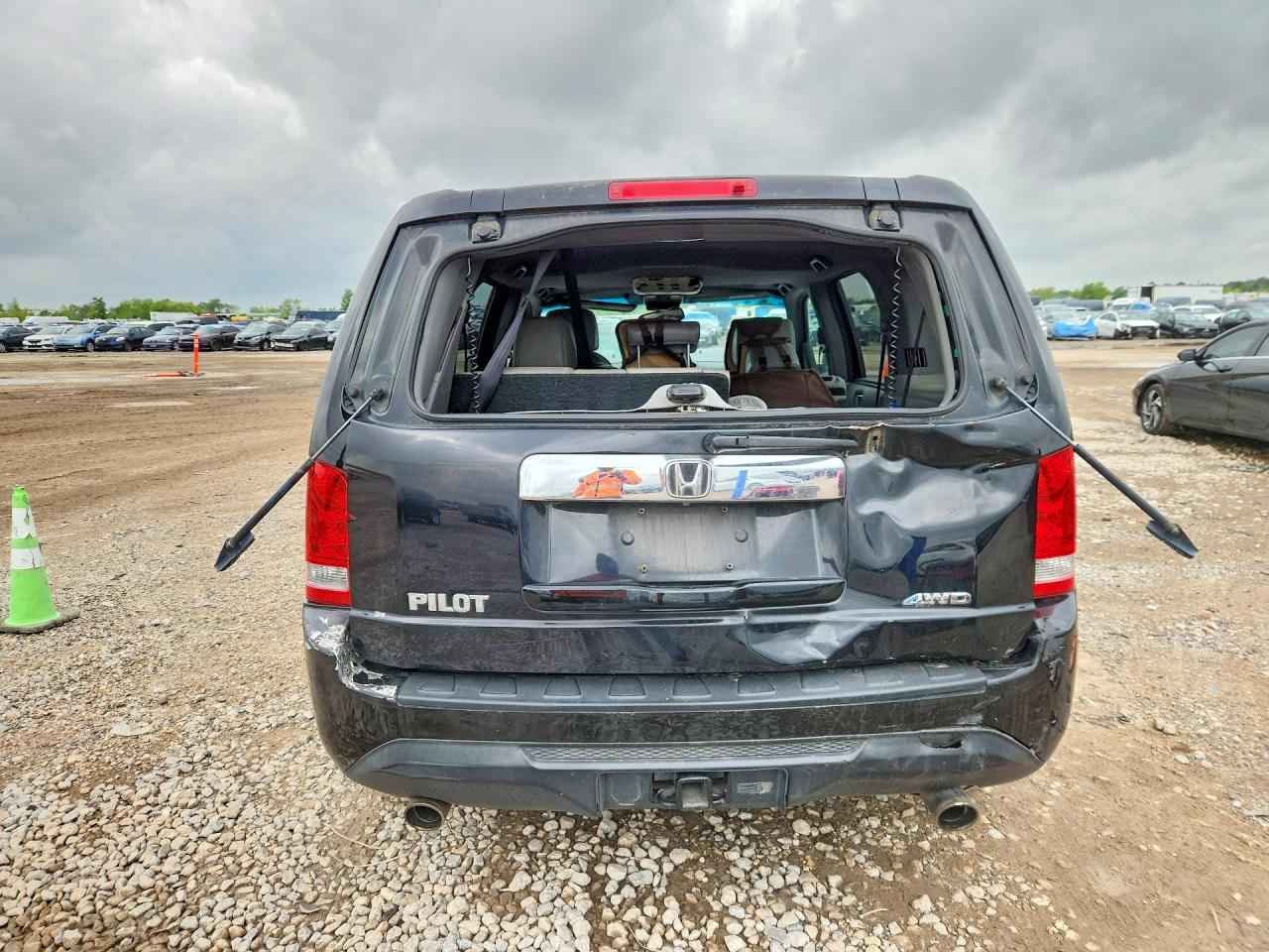 2014 Honda Pilot Exln Black vin: 5FNYF4H72EB015697