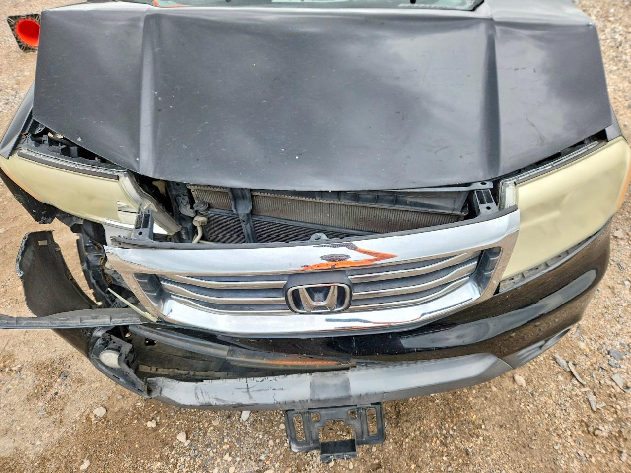2014 Honda Pilot Exln Black vin: 5FNYF4H72EB015697