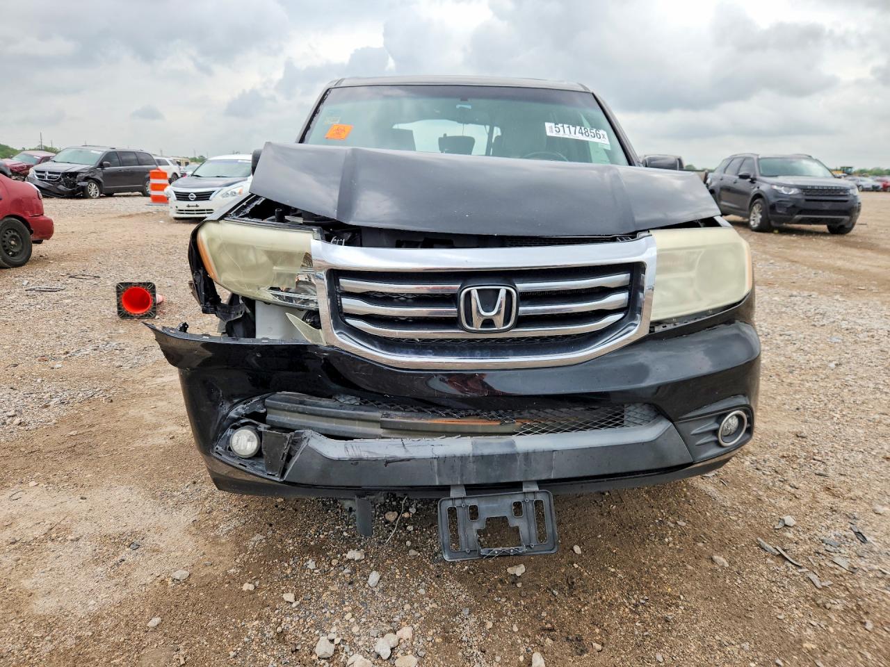 2014 Honda Pilot Exln Black vin: 5FNYF4H72EB015697
