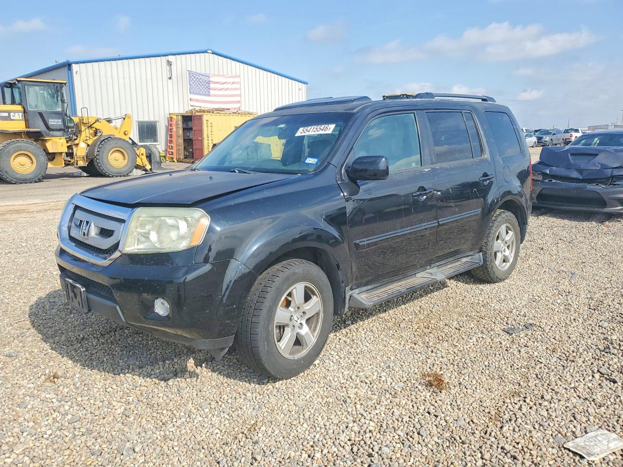 2011 Honda Pilot Exln Black vin: 5FNYF4H73BB069649