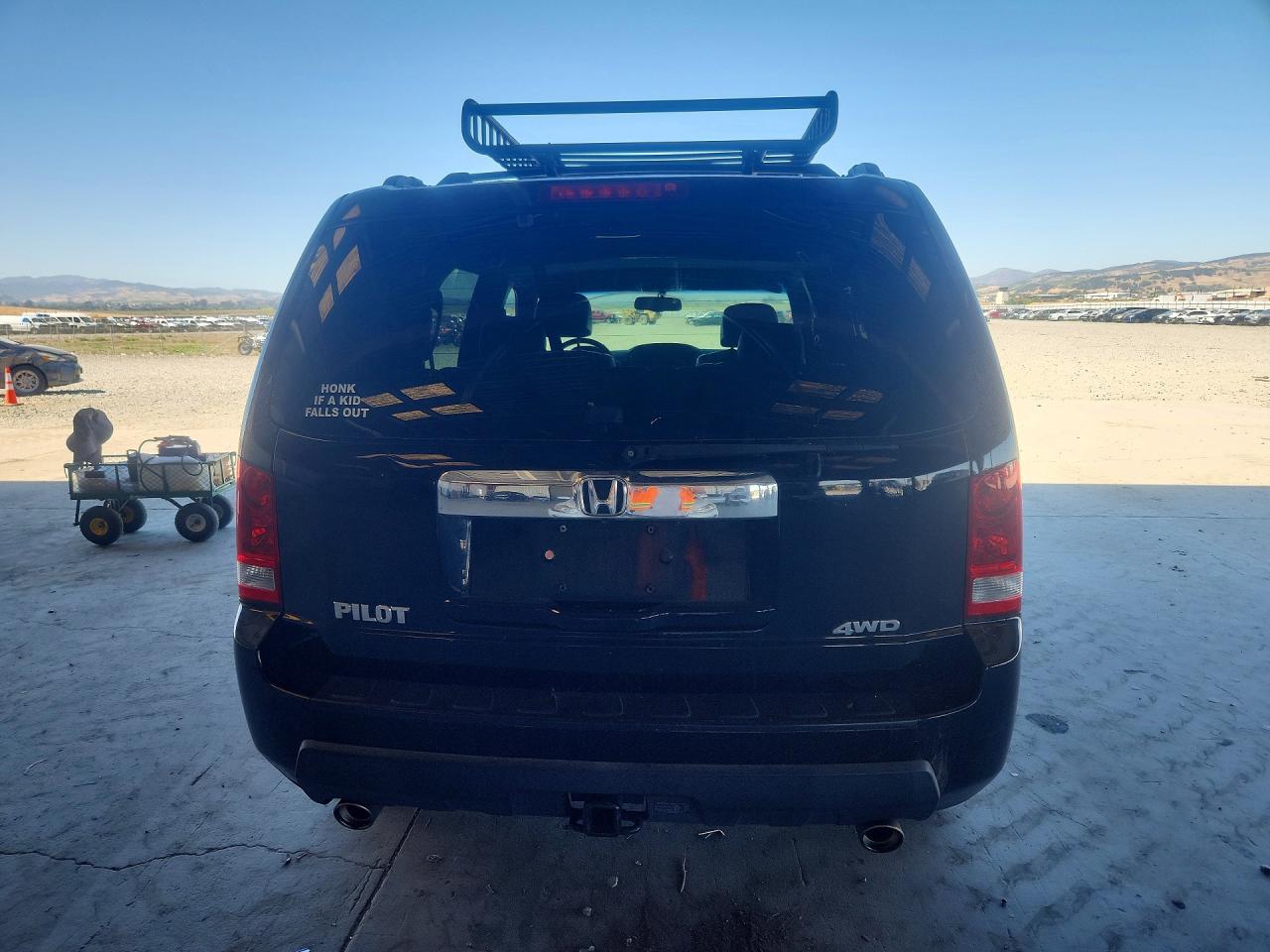 2011 Honda Pilot Exln Black vin: 5FNYF4H73BB096463