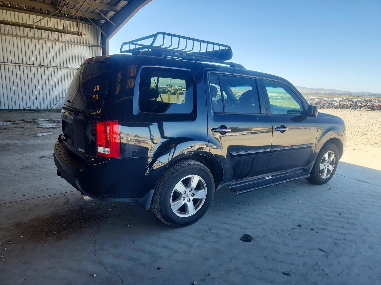 2011 Honda Pilot Exln Black vin: 5FNYF4H73BB096463