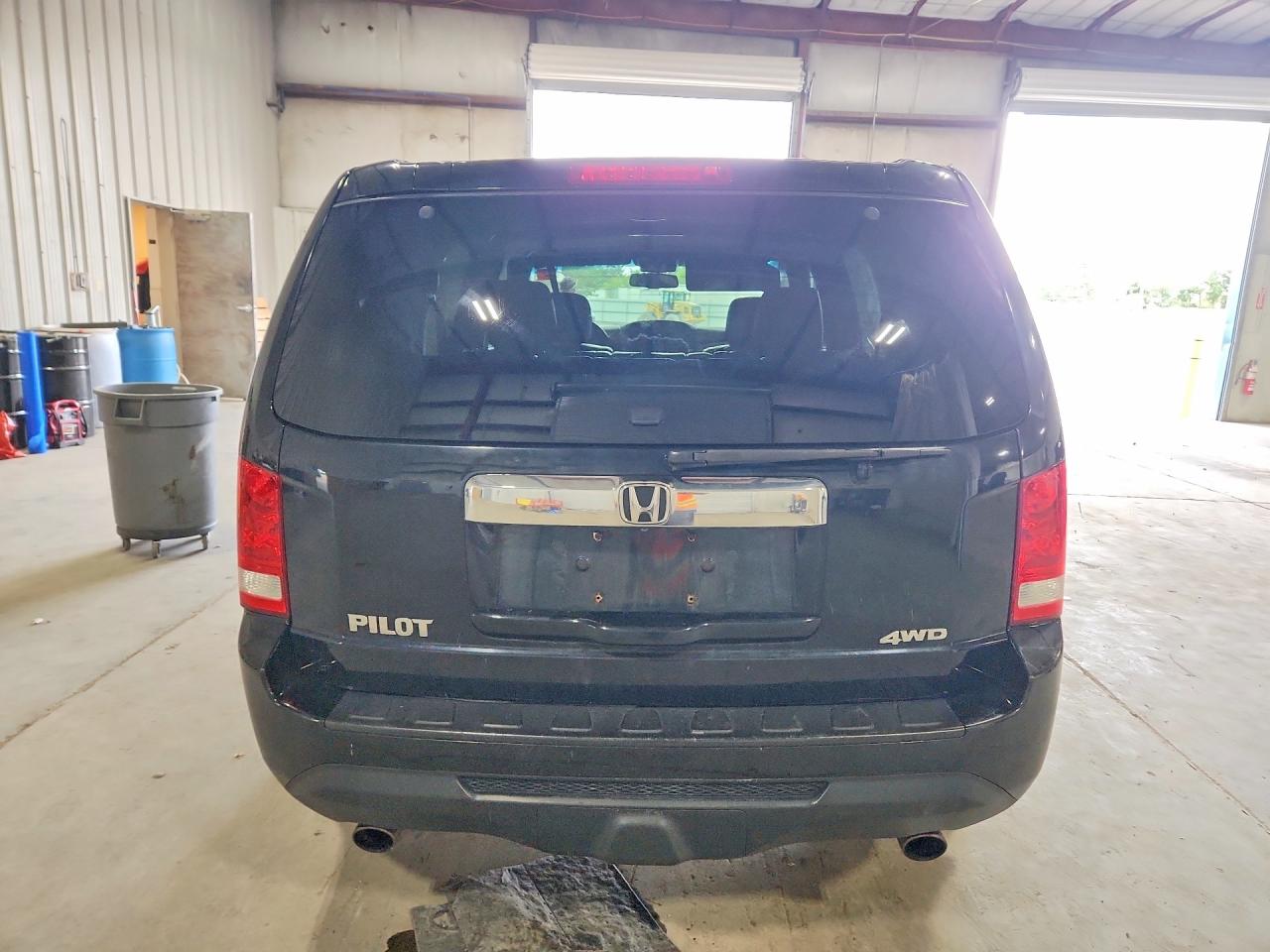 2012 Honda Pilot Exln Black vin: 5FNYF4H73CB005323