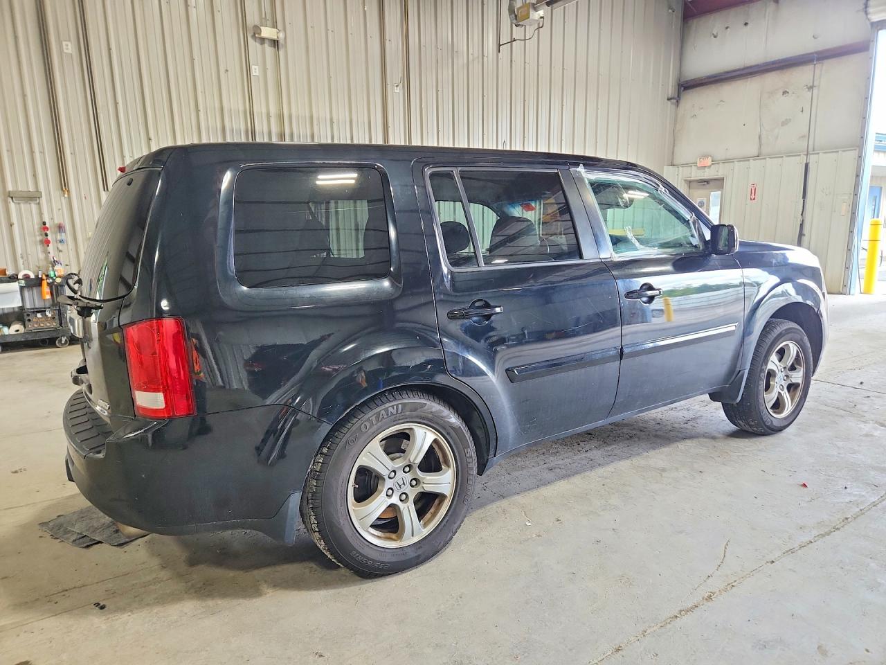 2012 Honda Pilot Exln Black vin: 5FNYF4H73CB005323