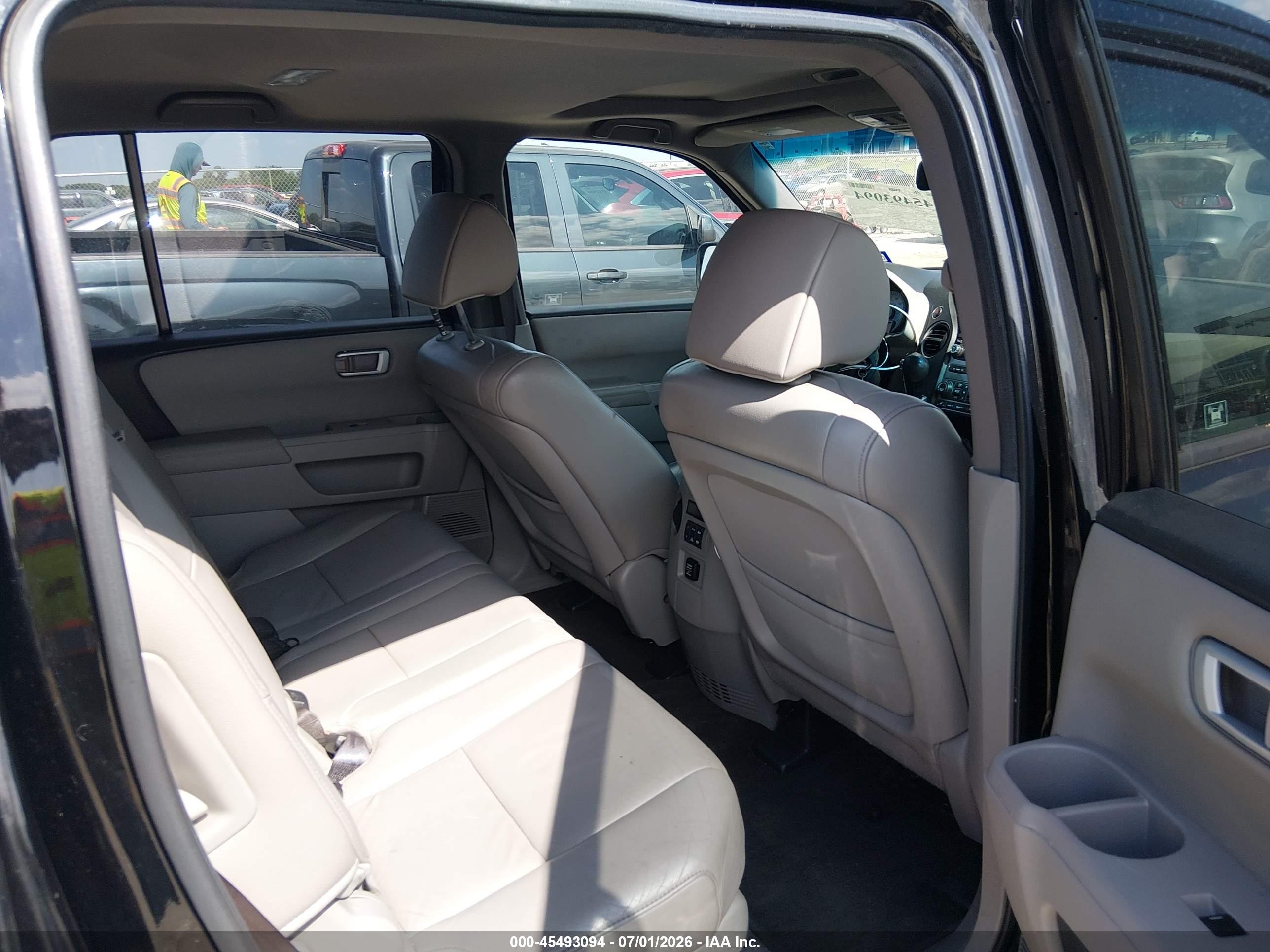 2012 Honda Pilot Ex-l Black vin: 5FNYF4H73CB018766