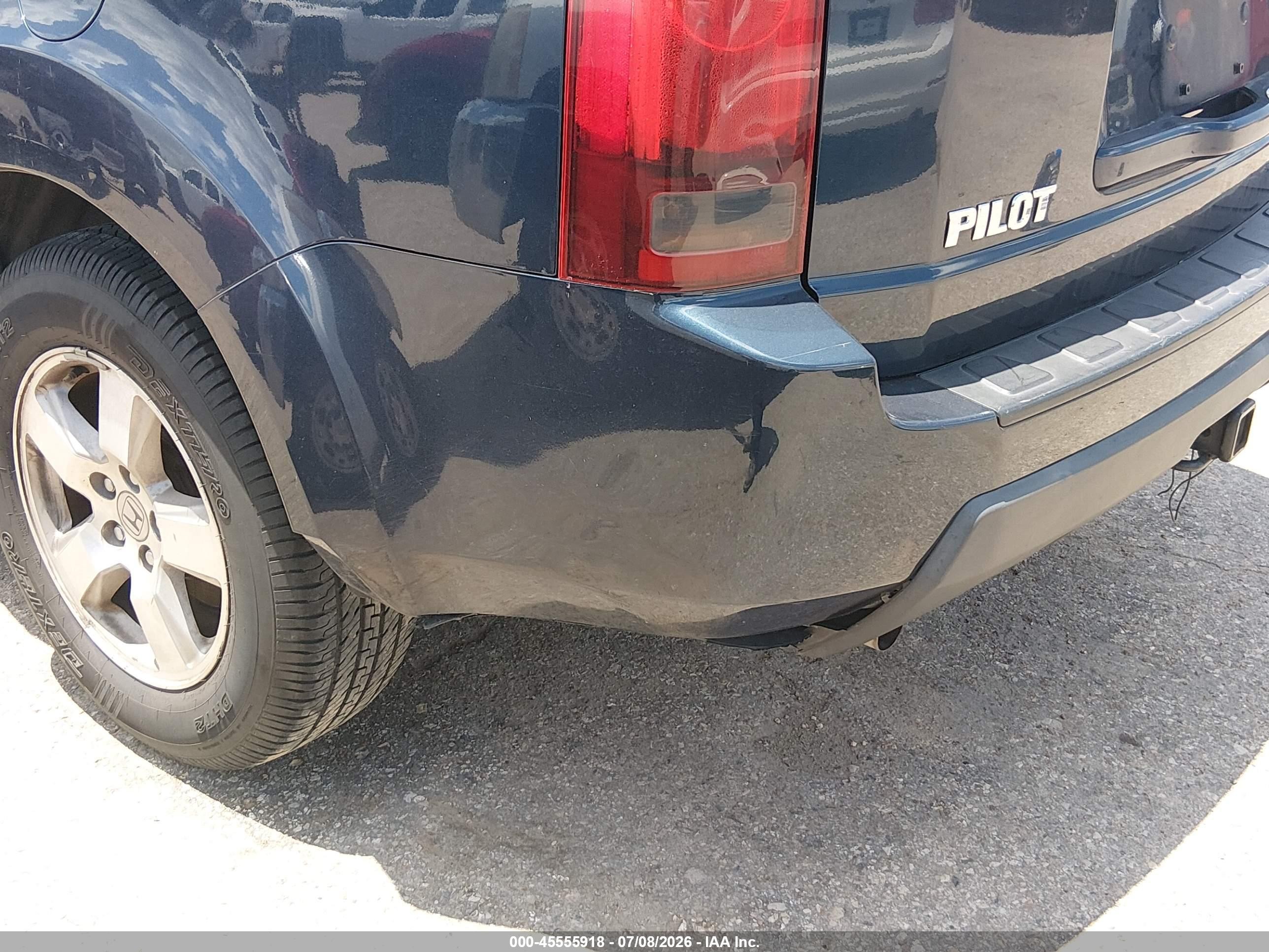 2011 Honda Pilot Ex-l Blue vin: 5FNYF4H74BB054030