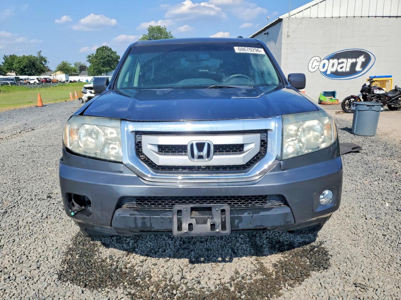2011 Honda Pilot Exln Gray vin: 5FNYF4H74BB095368