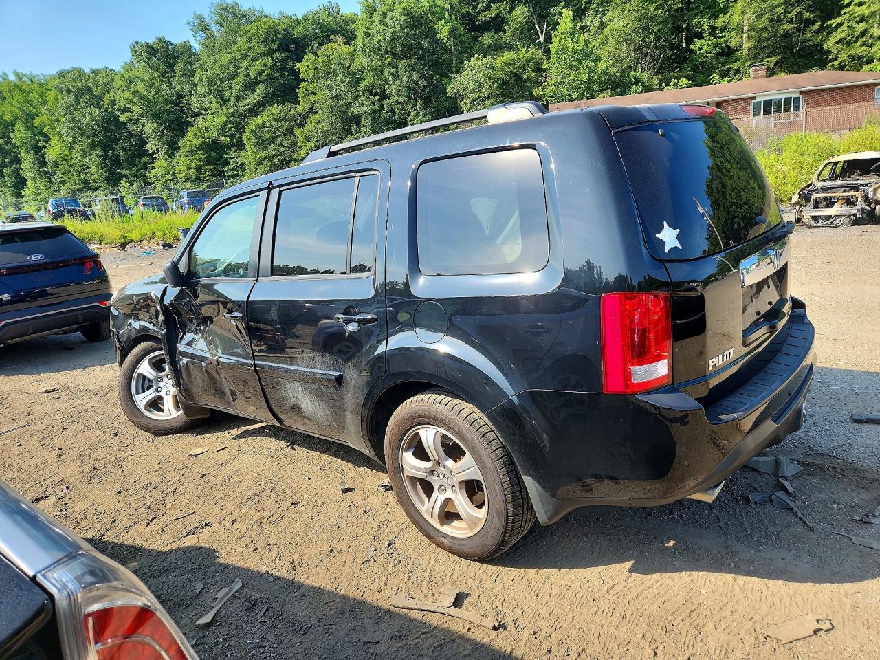 2013 Honda Pilot Exln Black vin: 5FNYF4H74DB013481