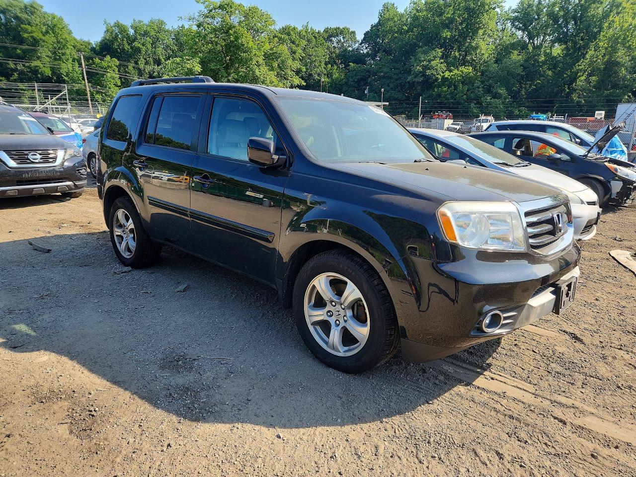 2013 Honda Pilot Exln Black vin: 5FNYF4H74DB013481
