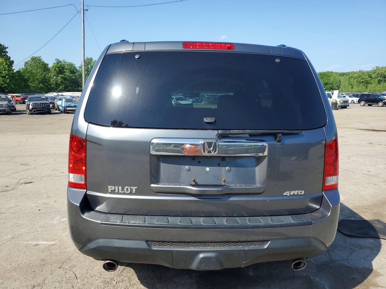 2013 Honda Pilot Exln Charcoal vin: 5FNYF4H74DB053835