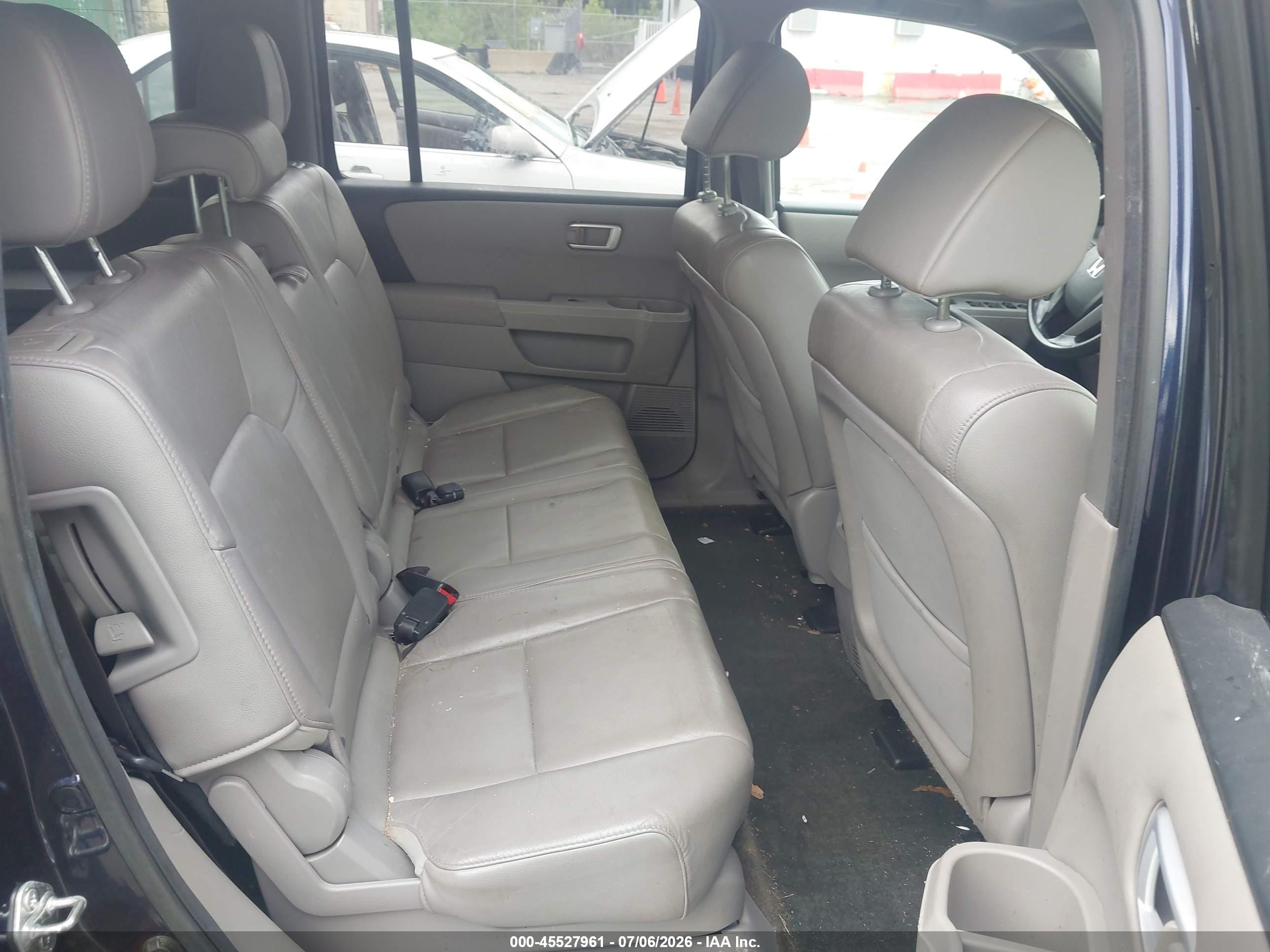 2013 Honda Pilot Ex-l Navy vin: 5FNYF4H74DB077259