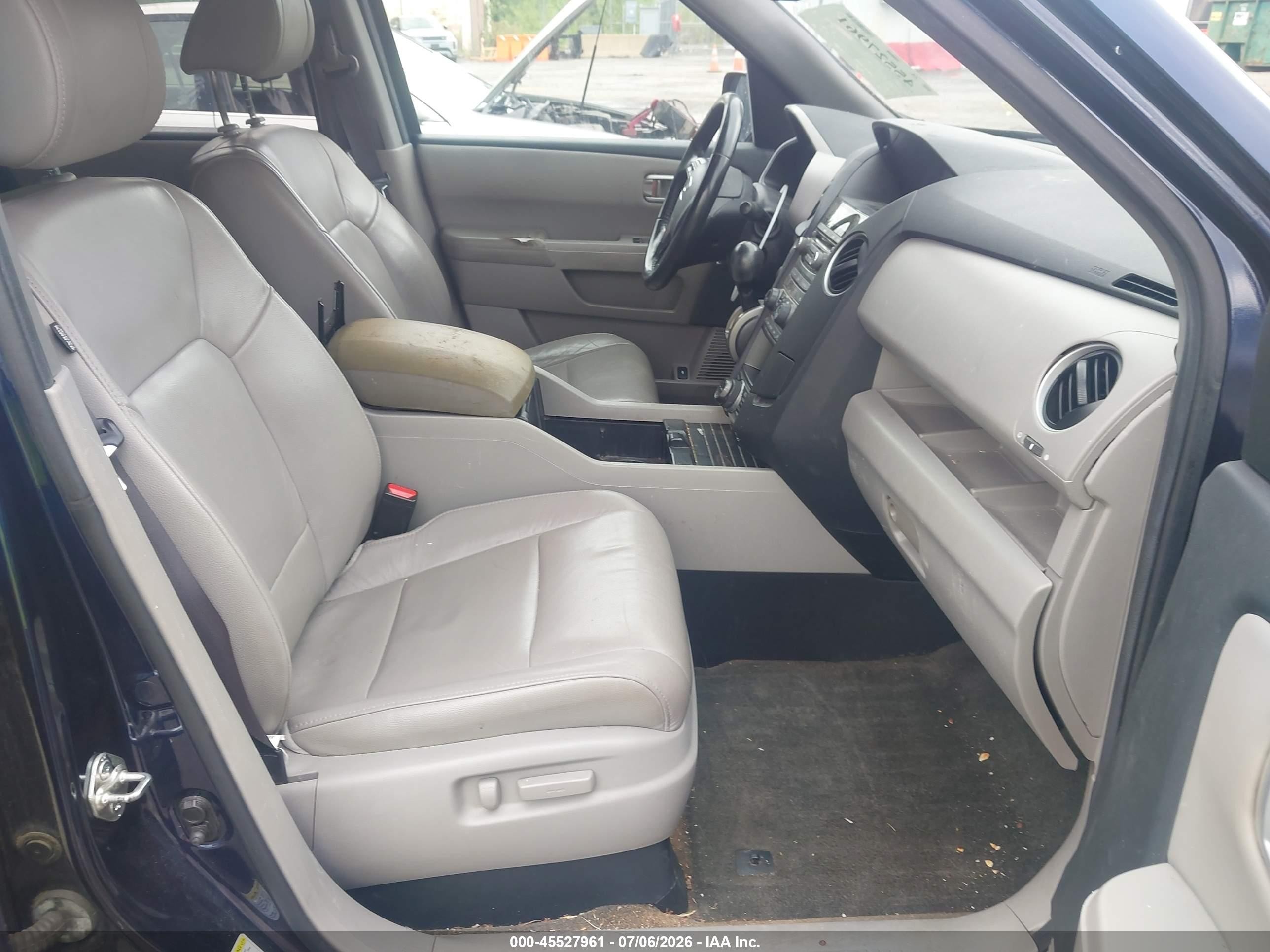 2013 Honda Pilot Ex-l Navy vin: 5FNYF4H74DB077259
