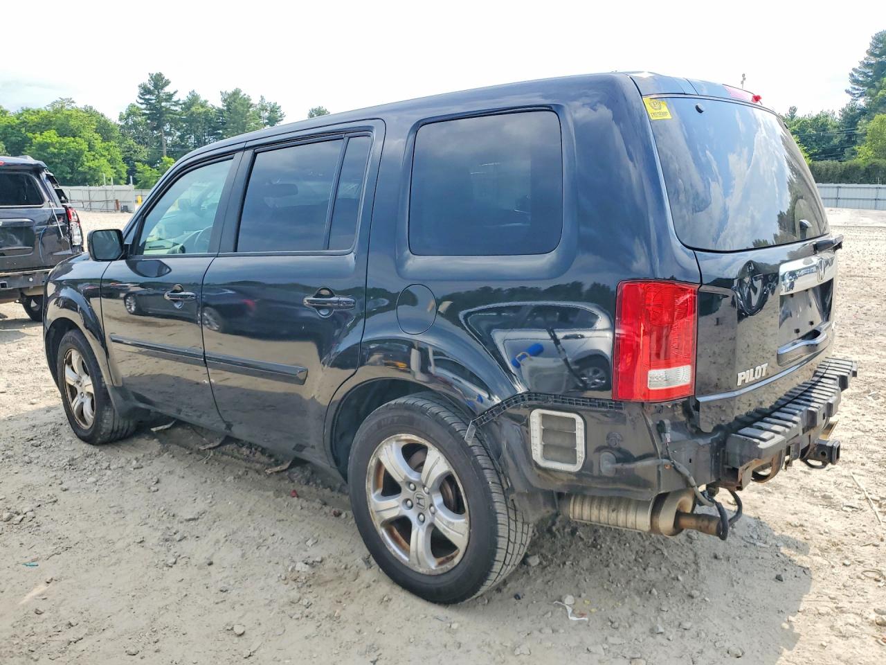 2014 Honda Pilot Exln Black vin: 5FNYF4H74EB021775