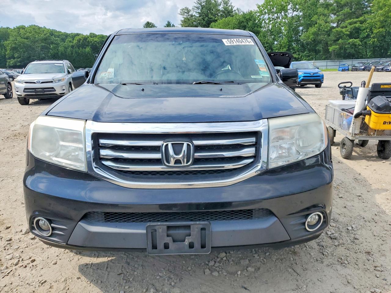 2014 Honda Pilot Exln Black vin: 5FNYF4H74EB021775