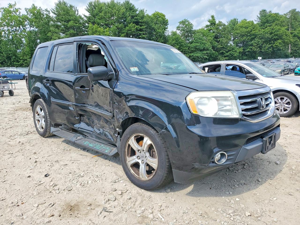2014 Honda Pilot Exln Black vin: 5FNYF4H74EB021775