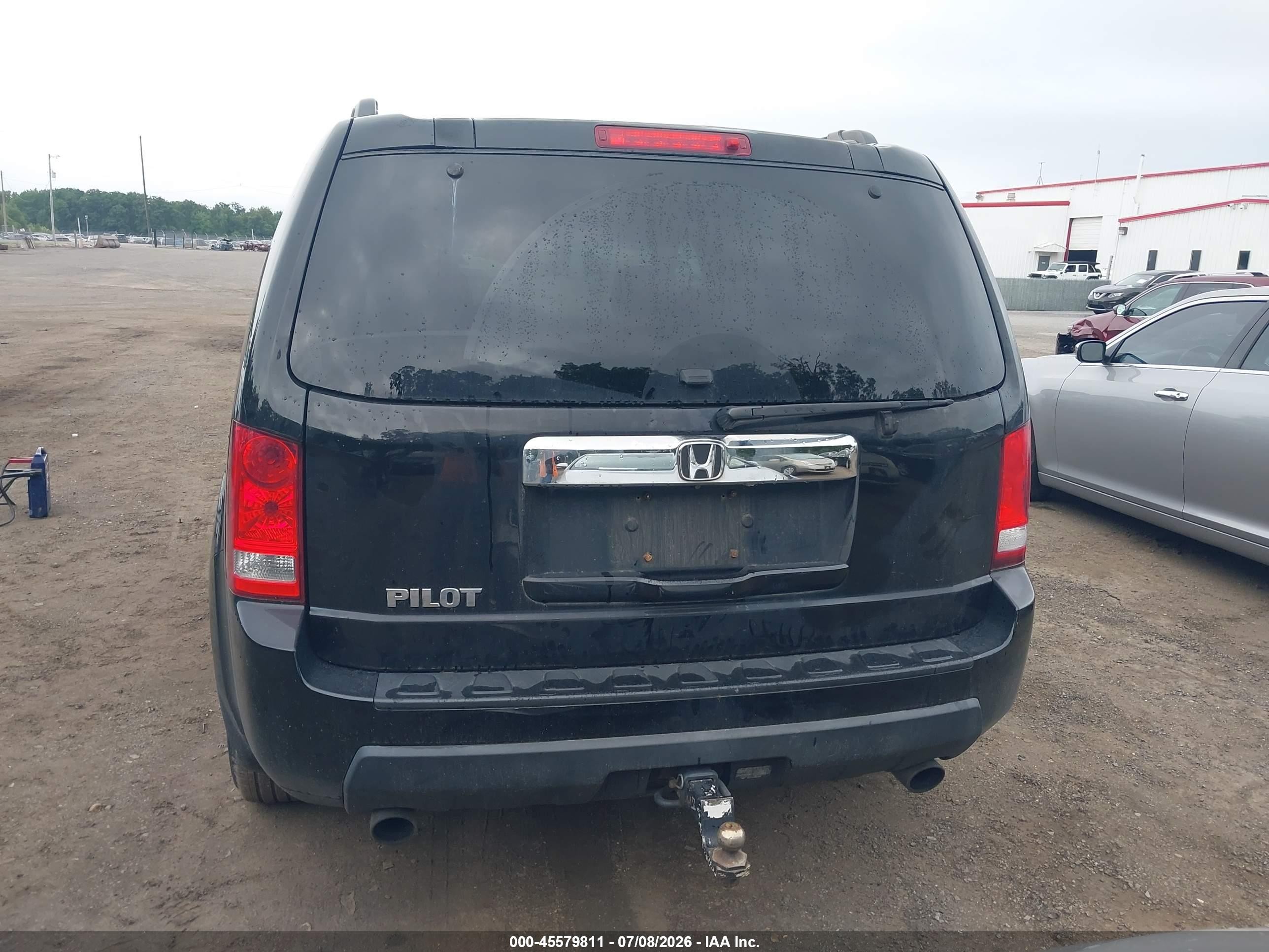 2011 Honda Pilot Ex-l Black vin: 5FNYF4H75BB032814
