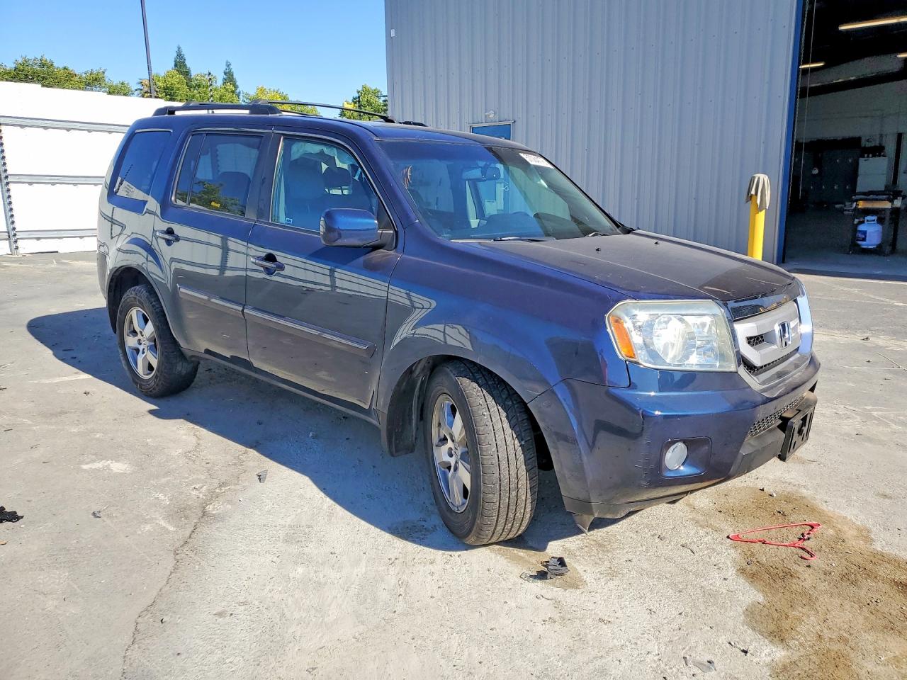 2011 Honda Pilot Exln Синий vin: 5FNYF4H75BB062024
