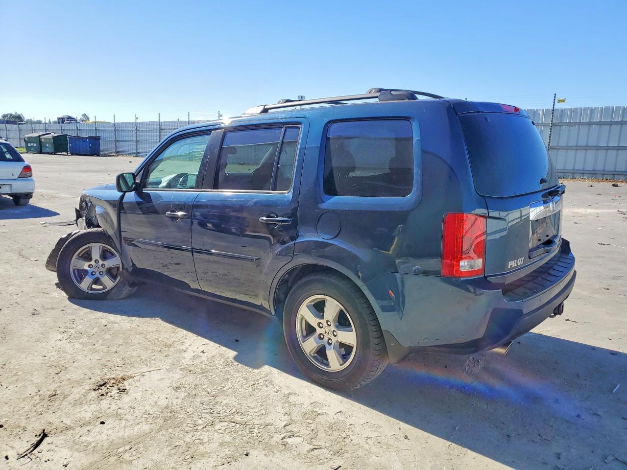 2011 Honda Pilot Exln Синий vin: 5FNYF4H75BB062024