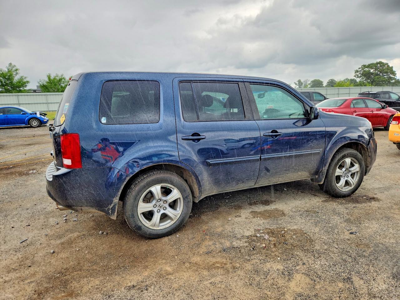 2012 Honda Pilot Exln Blue vin: 5FNYF4H75CB004836