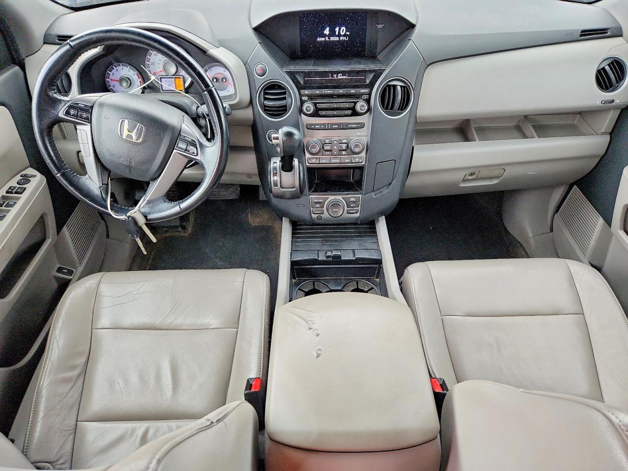 2012 Honda Pilot Exln Blue vin: 5FNYF4H75CB004836